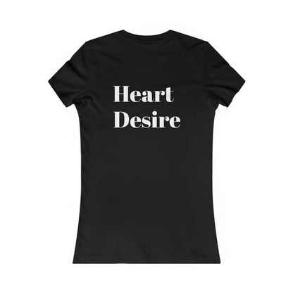 Women Favorite Black Tee