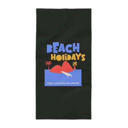 Black Beach Towel