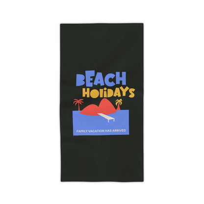 Black Beach Towel