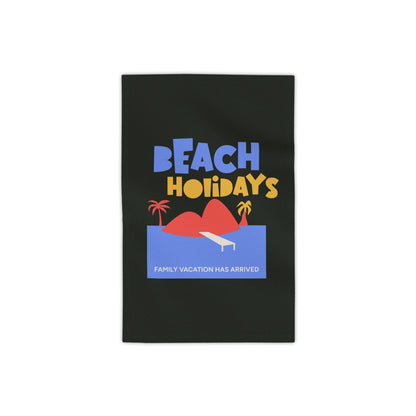 Black Beach Towel