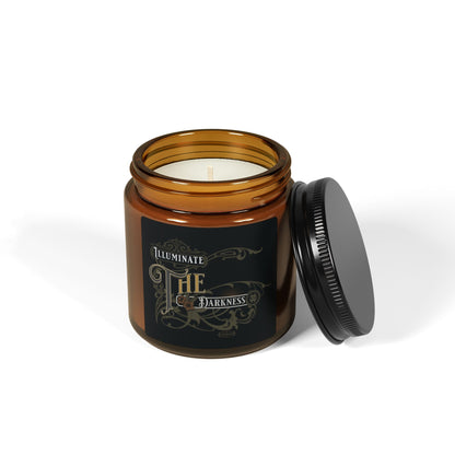 Scented Soy Candle (Multi-Size, Amber Jar)