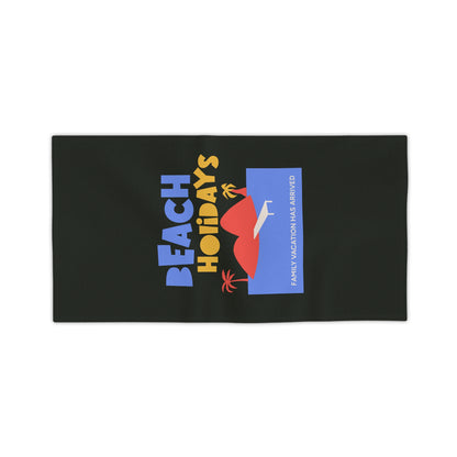 Black Beach Towel