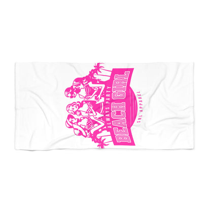 White Beach Towel