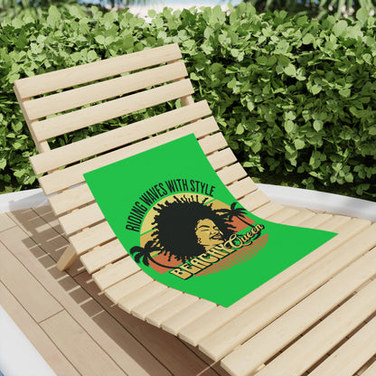 Green Beach Towels