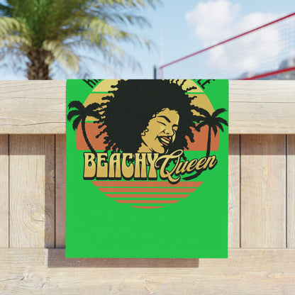 Green Beach Towels