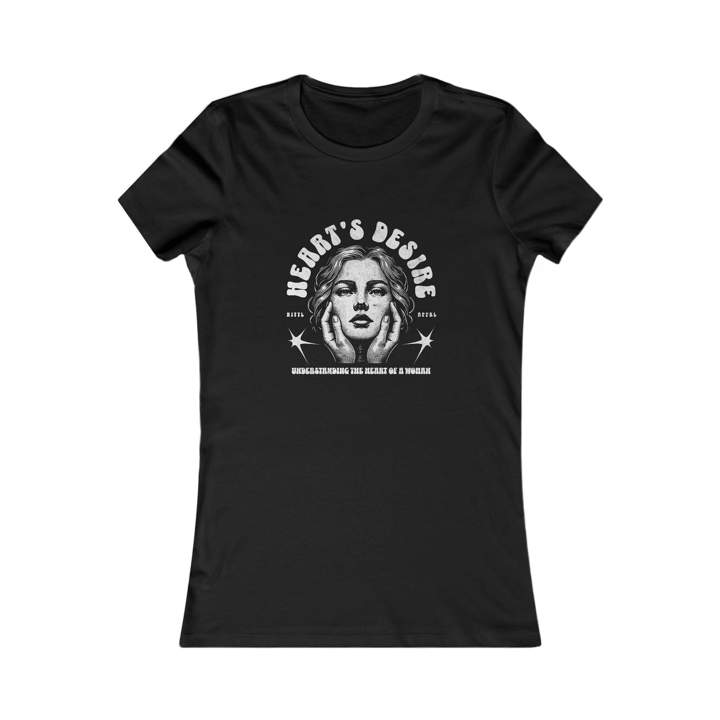 Women Favorite Black Tee